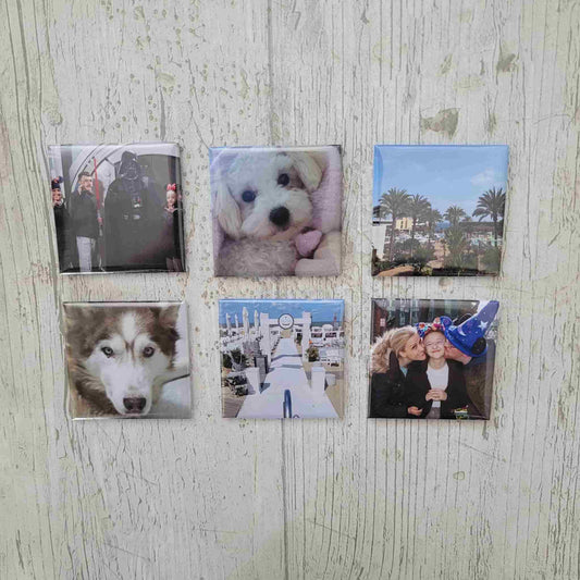 Handgemaakte Fotomagneten 6st