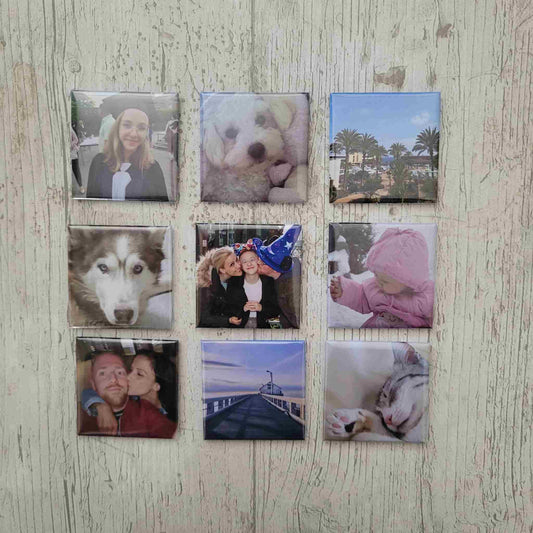 Handgemaakte Fotomagneten 9st