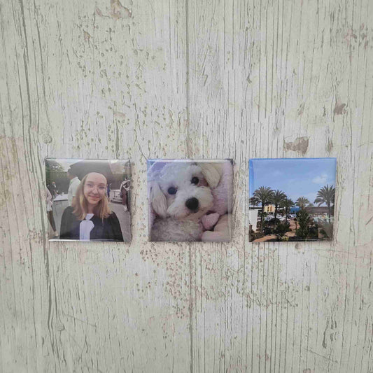 Handgemaakte Fotomagneten 3st